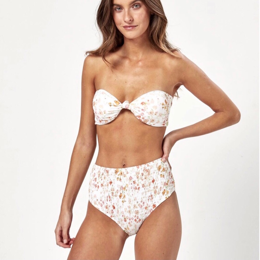 Charlie Holiday Luna Floral High Waisted Bikini